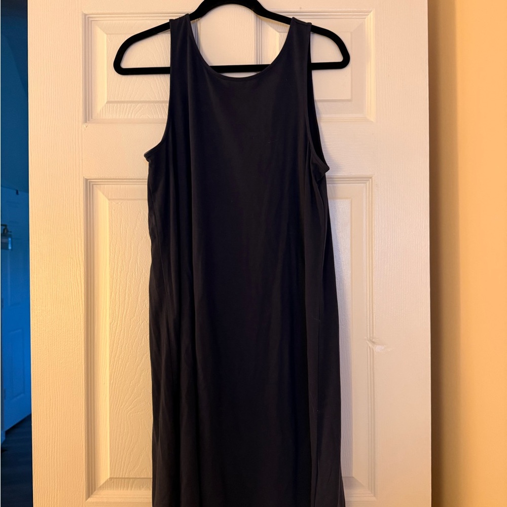 Lilly Pulitzer Navy Sleeveless Midi Dress